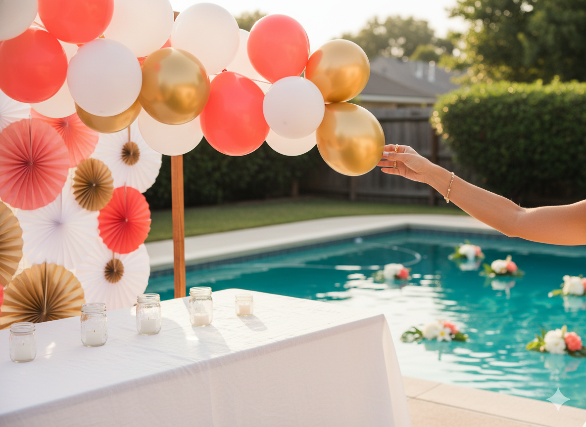 DIY Pool Party Decorations: Easy to Make the Night Before
