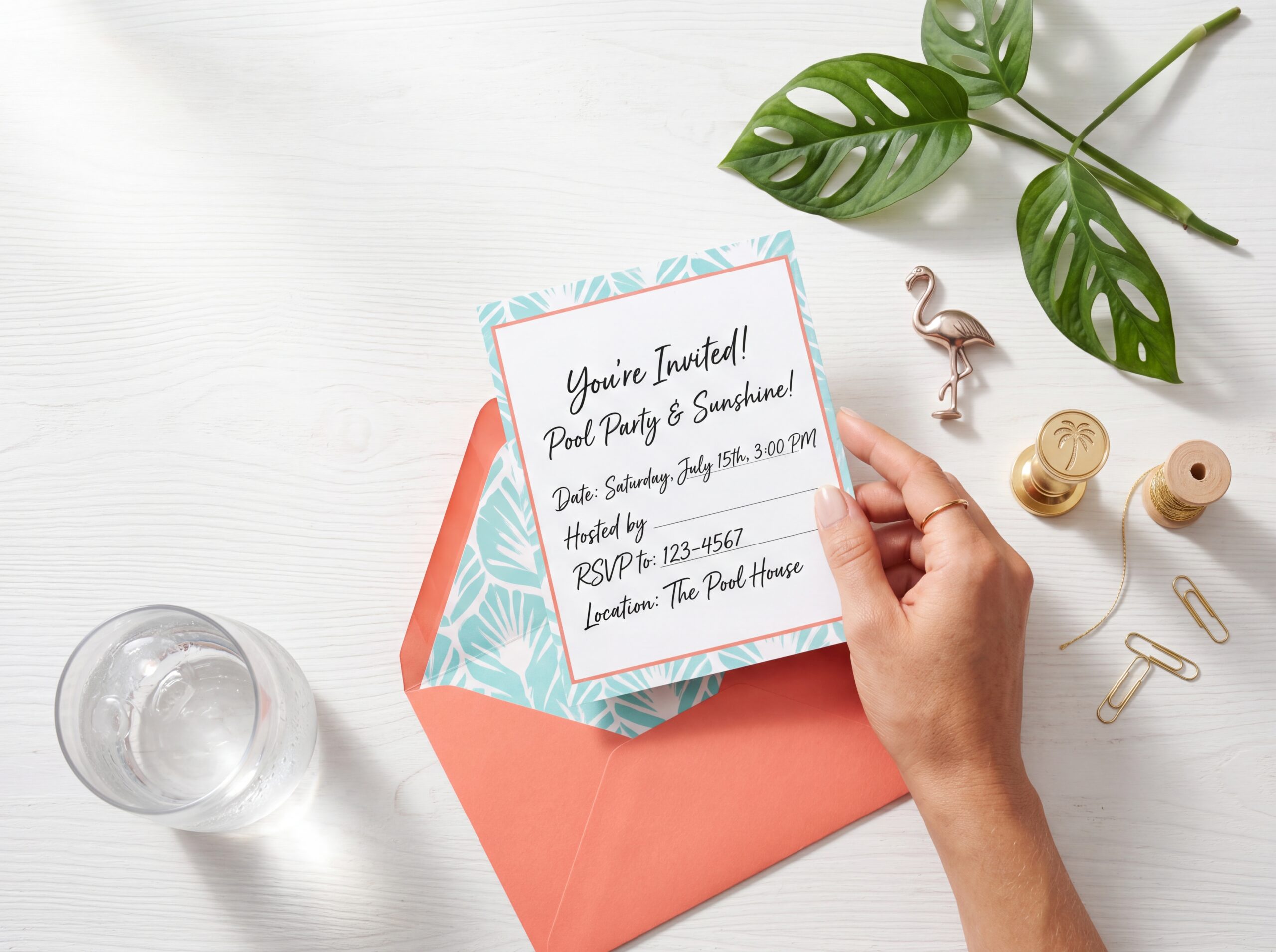 Pool Party Invitations: Wording, Timing and How to Send Them