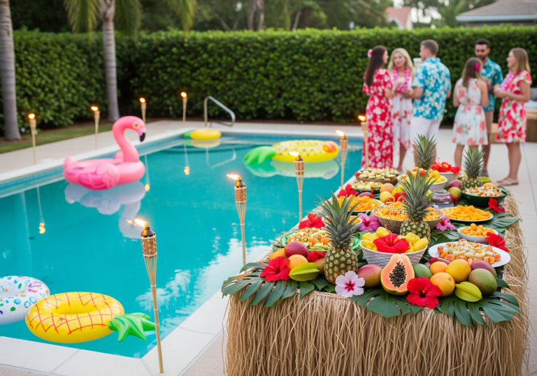 Epic Luau Pool Party Theme for an Unforgettable Celebration