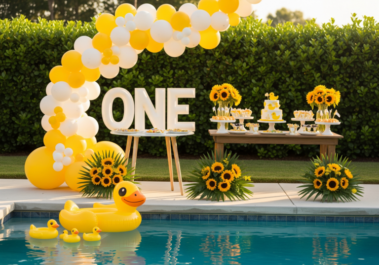 1st Birthday Pool Party: Themes, Safety and Setup