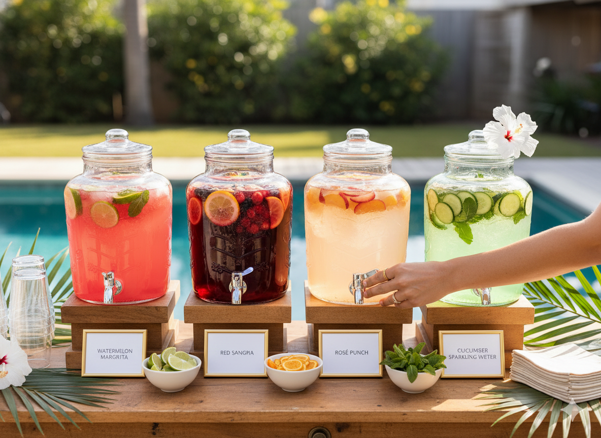 Easy Pool Party Cocktail Recipes: Make-Ahead for Large Groups