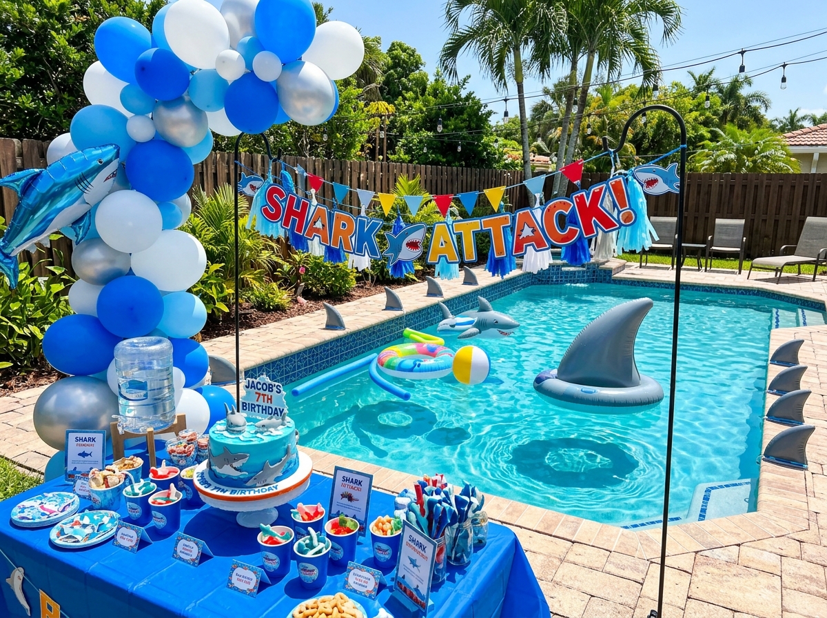 Discover Pool Party Themes for Boys with Adventure in Mind