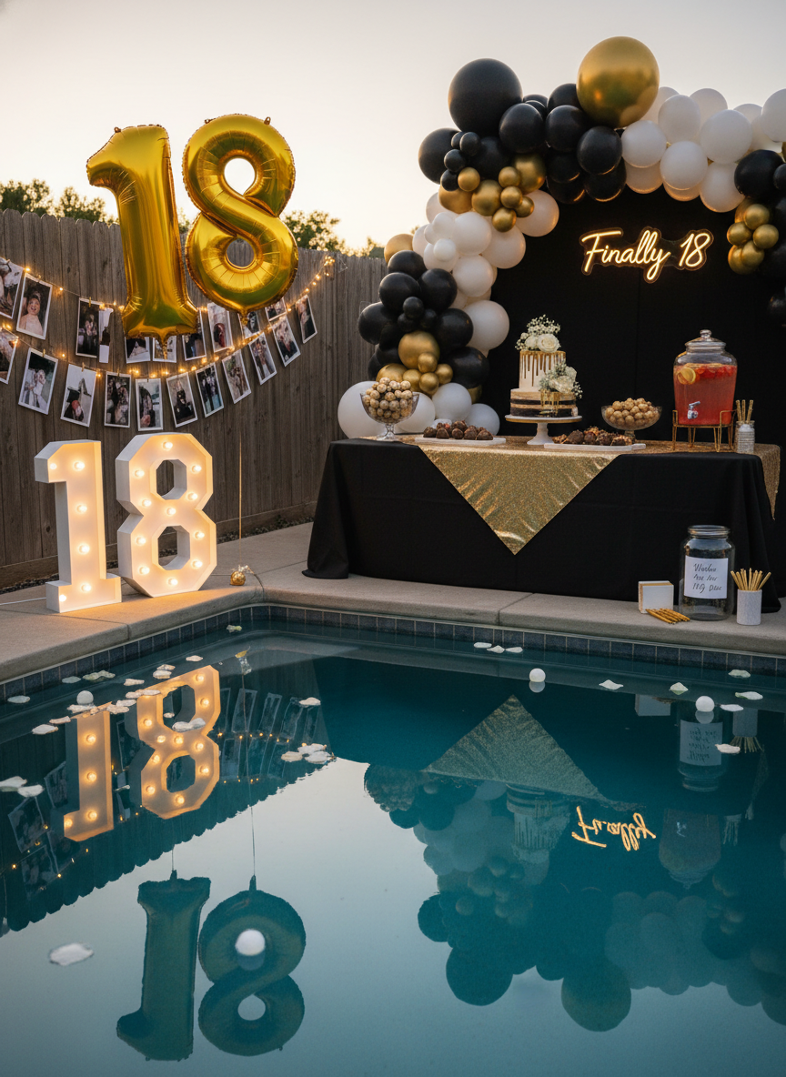 Memorable 18th Birthday Pool Party Ideas