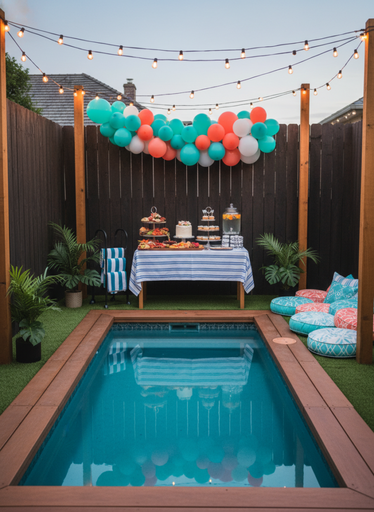Small Backyard Pool Party: Best Ways to Host One