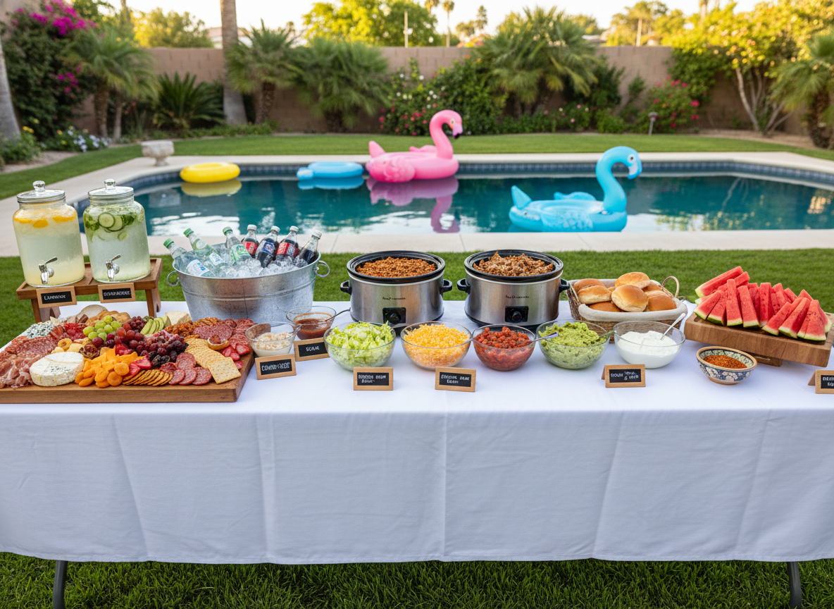 Pool Party Food for a Crowd: The Ultimate "No Stress" Guide
