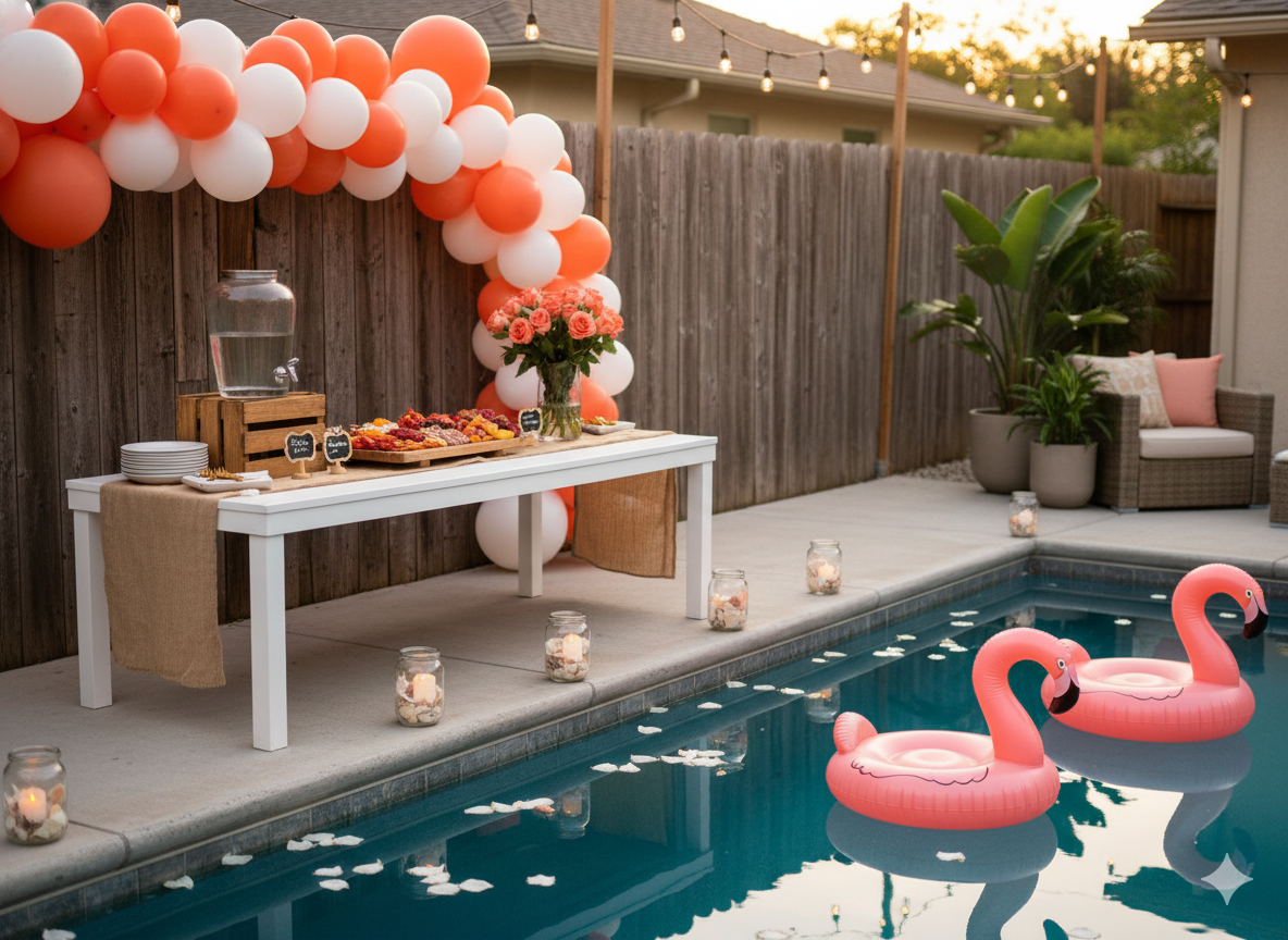 Transform Your Backyard Pool Party into an Amazing Event