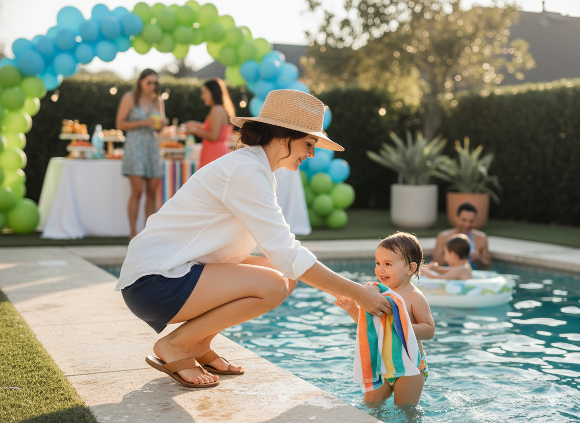 Pool Party Outfit for Moms: Stylish & Practical