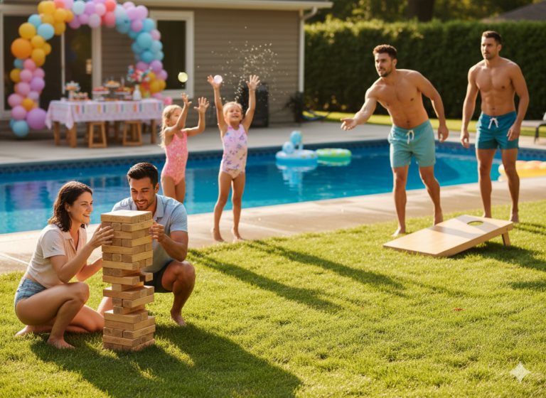 The Best Lawn Games for an Epic Pool Party